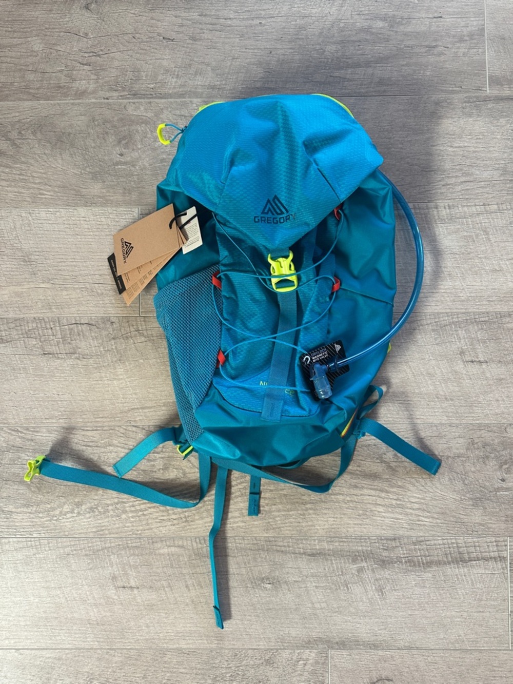 NWT Gregory Nano 22 with H2O Bladder REI Coop Exclusive in Calypso Teal